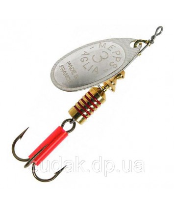  Вращающаяся блесна Mepps aglia 3 silver