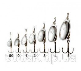  Вращающаяся блесна Mepps aglia 5 silver