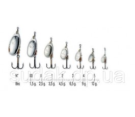  Вращающаяся блесна Mepps aglia 5 silver
