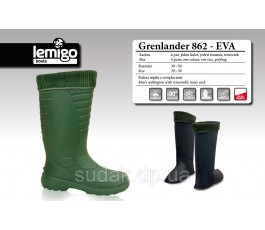 Сапоги Lemigo Wellington 862 EVA Grenlander (-30°C) р.44