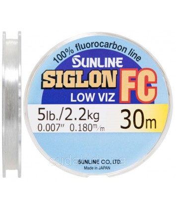 Флюорокарбон Sunline SIG-FC 30м 0.180мм 2.2кг поводковый Флюорокарбон Sunline SIG-FC 30м 0.180мм 2.2кг поводковый