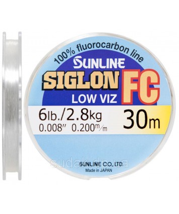 Флюорокарбон Sunline SIG-FC 30м 0.20мм 2.8кг поводковый