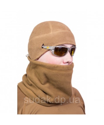 Шапка с ушками Fahrenheit Windbloc (койот)