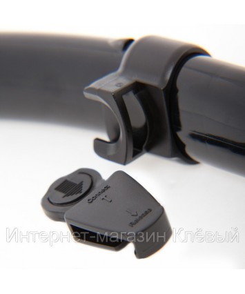 Трубка MARLIN Dry Max Black изогнутая гофра