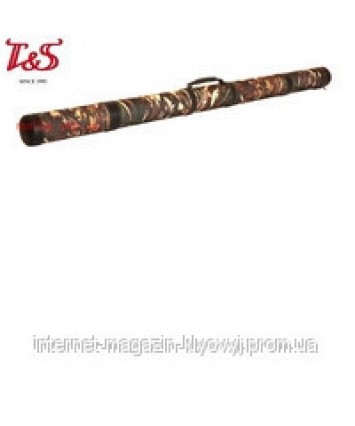 Тубус T&S одинарный для спиннинга 7,5х130 см (Камуфляж)