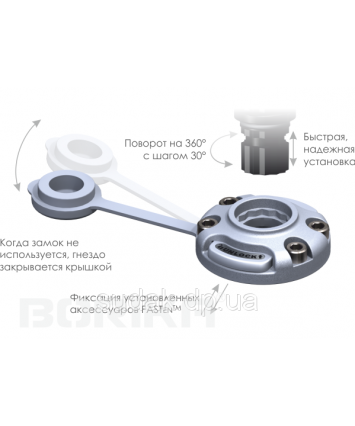 Fs219 Замок универсальный для установки лодочных аксессуаров Borika