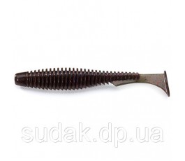Силикон FISH UP U-Shad 2.5"- #050 - Green Pumpkin Brown/Red & Purple