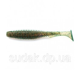 Силикон FISH UP U-Shad 3"- #017 - Motor Oil Pepper