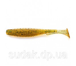 Силикон FISH UP U-Shad 4"- #036 - Caramel/Green & Black