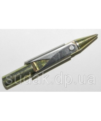 Насадка однозубая SalviMar Lazio гальванизированная, 2 нерж.флажка (AC005)